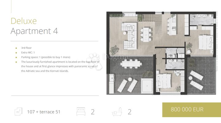 Apartment Zu verkaufen - Zadarska Pakoštane - foto 2/28