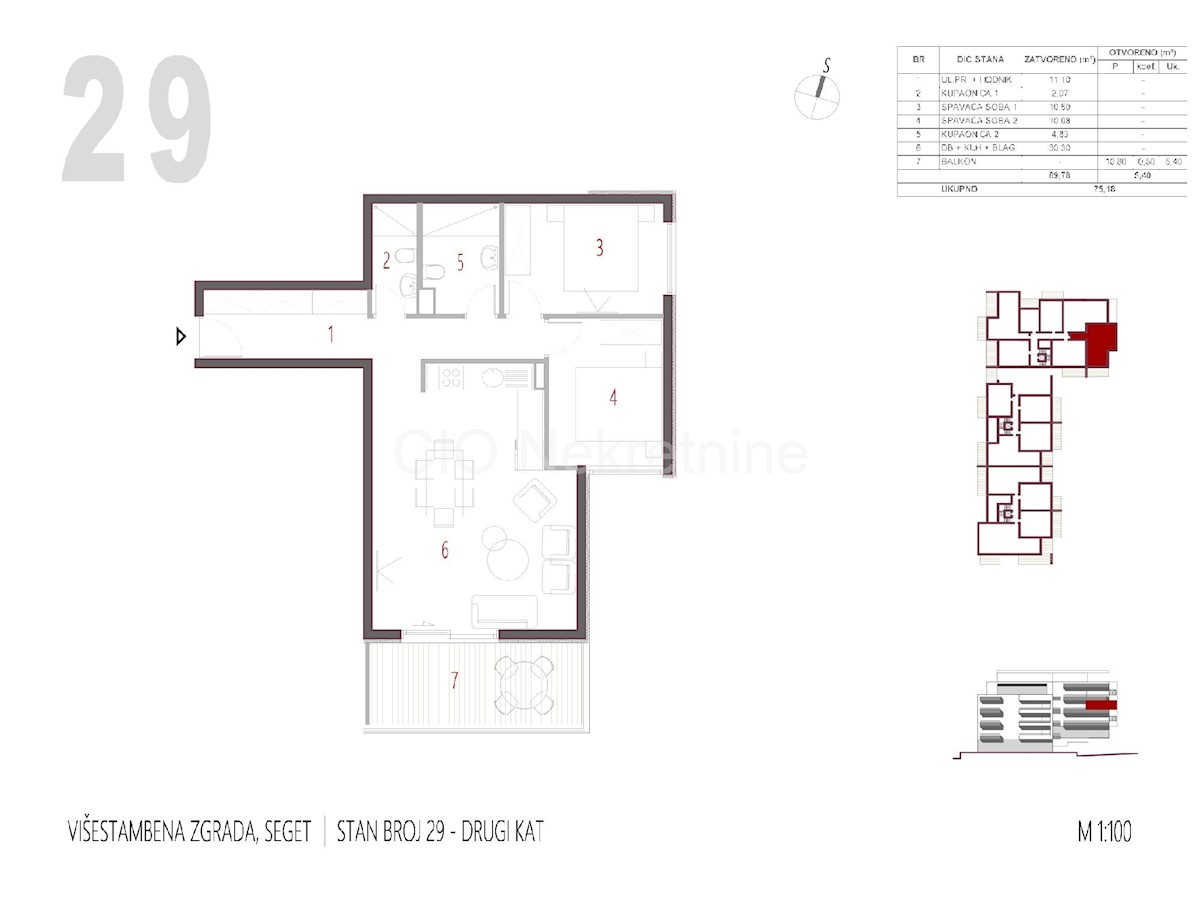 Apartma Na predaj - SPLITSKO-DALMATINSKA SEGET