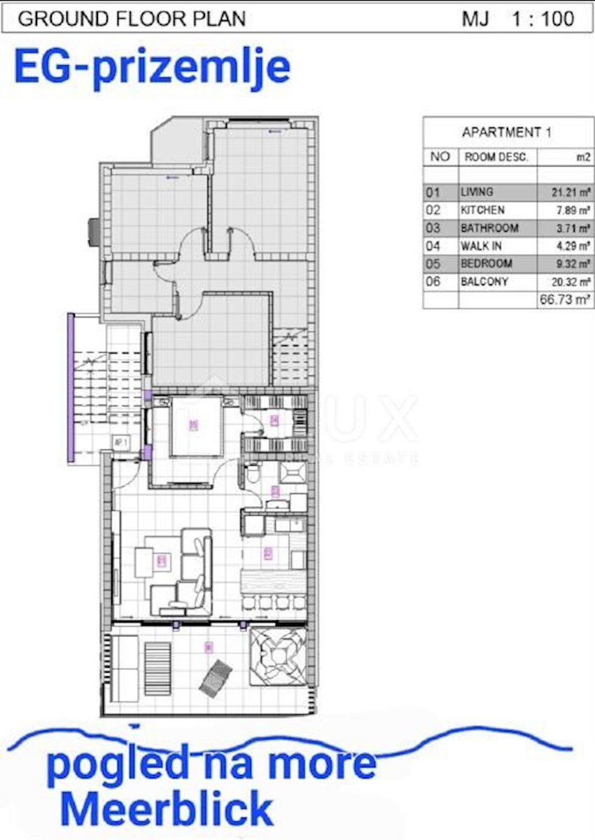 Apartma Na predaj - PRIMORSKO-GORANSKA CRIKVENICA