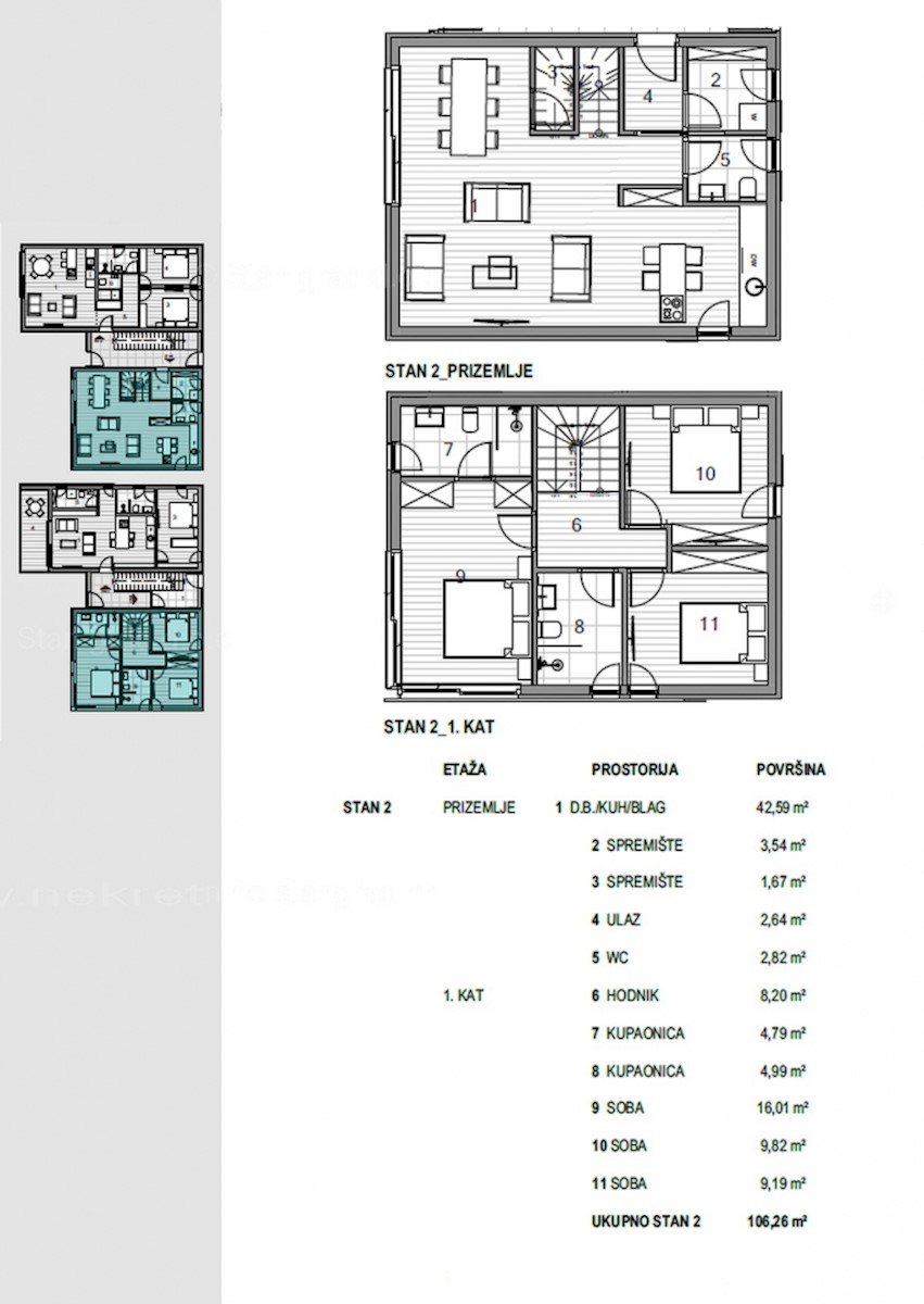 Apartment Zu verkaufen - PRIMORSKO-GORANSKA KRK