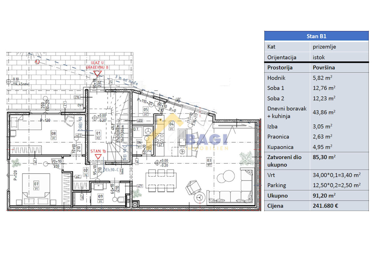 Apartma Na predaj SREDIŠĆE