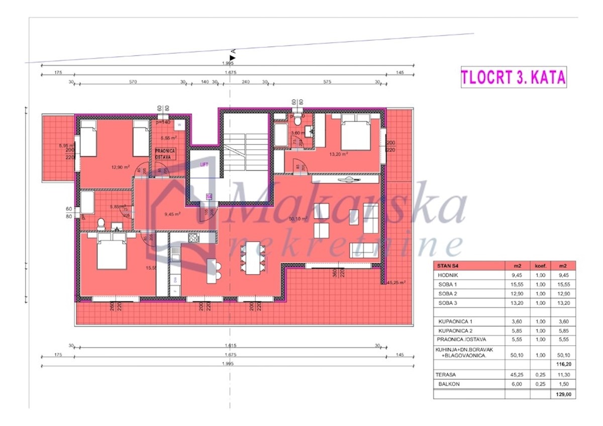 Apartmán Na prodej - SPLITSKO-DALMATINSKA MAKARSKA