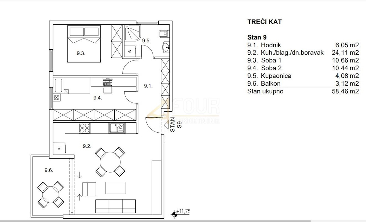 Flat For sale - PRIMORSKO-GORANSKA RIJEKA