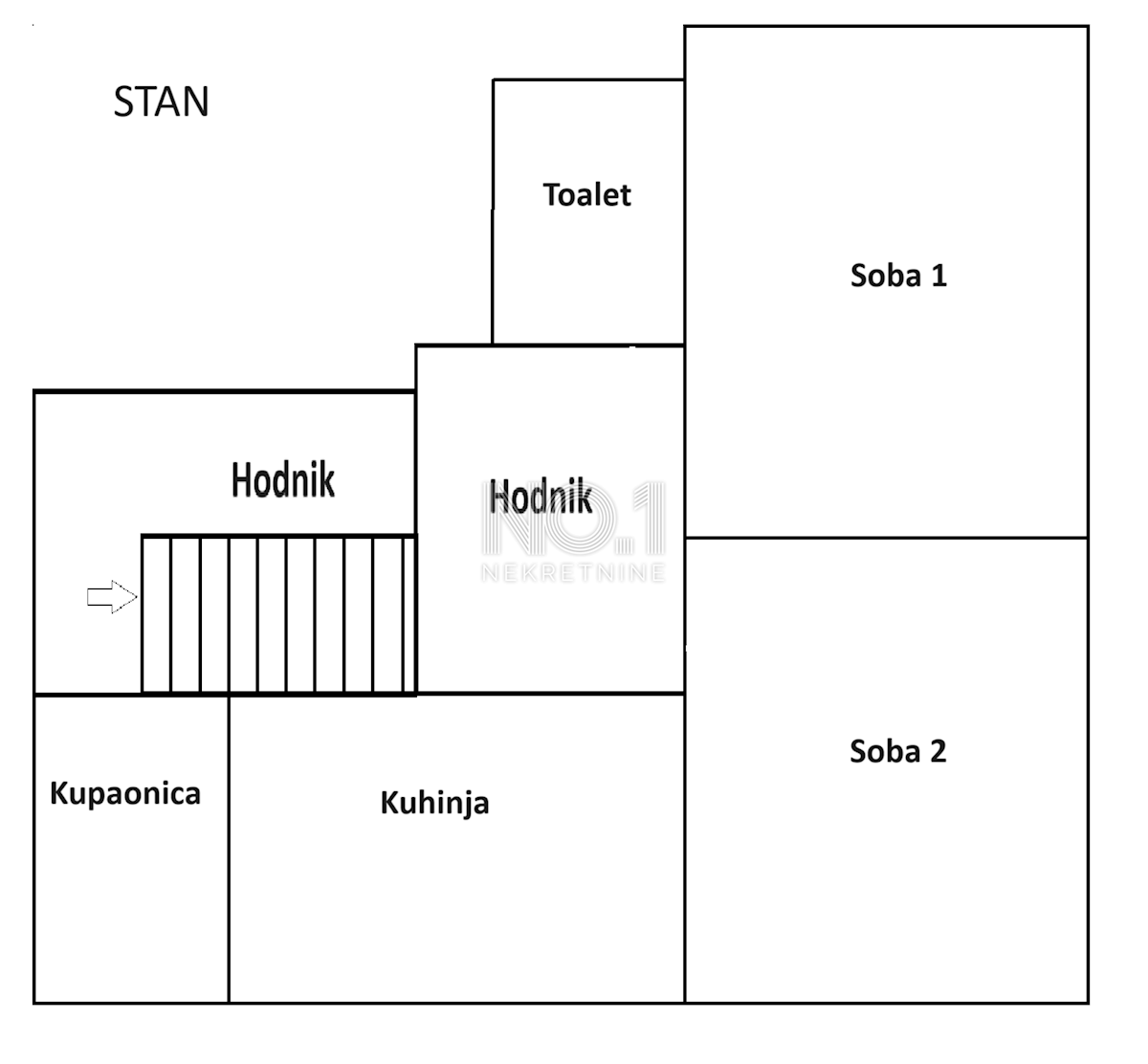 Appartement À vendre - PRIMORSKO-GORANSKA RIJEKA