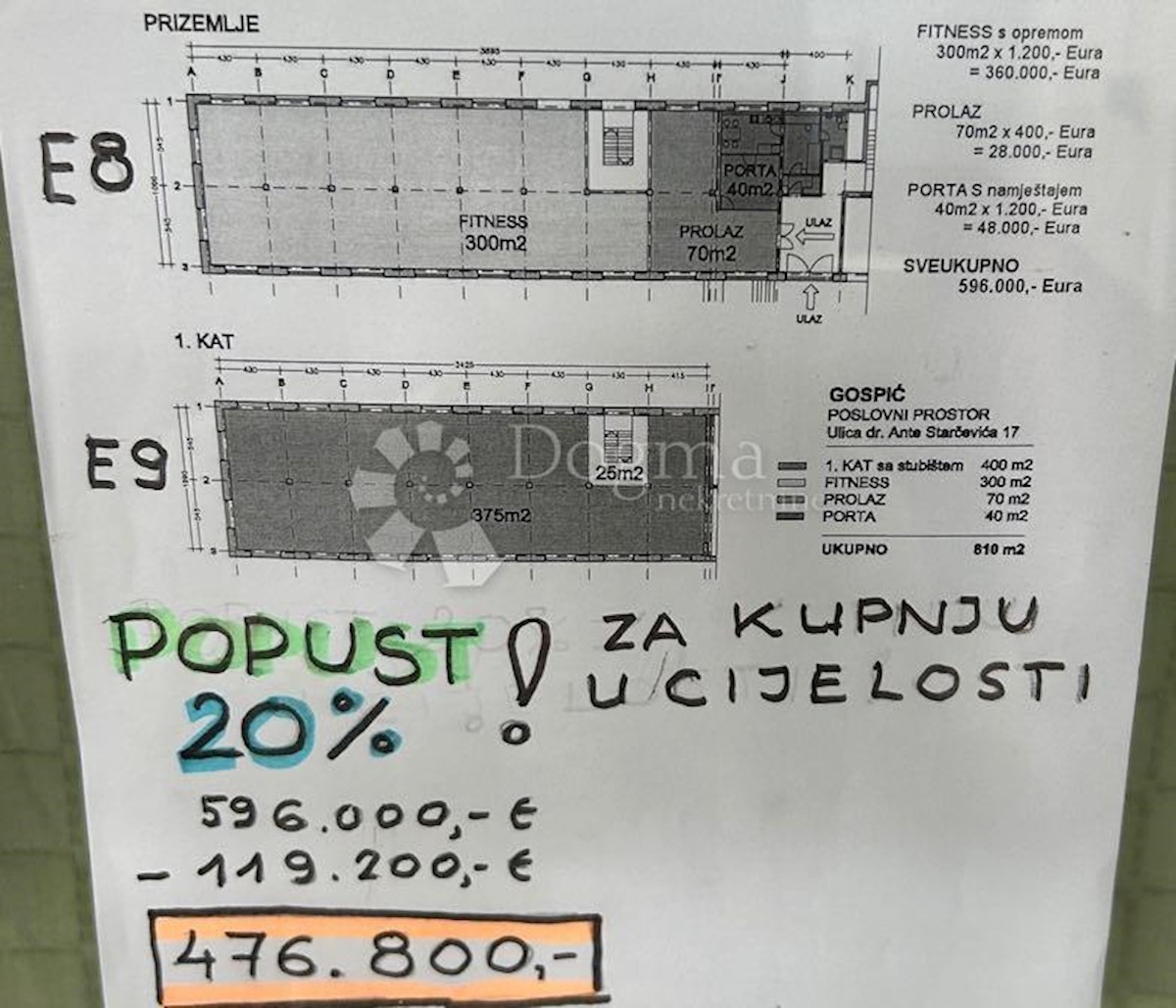 Komerční Na prodej - LIČKO-SENJSKA GOSPIĆ