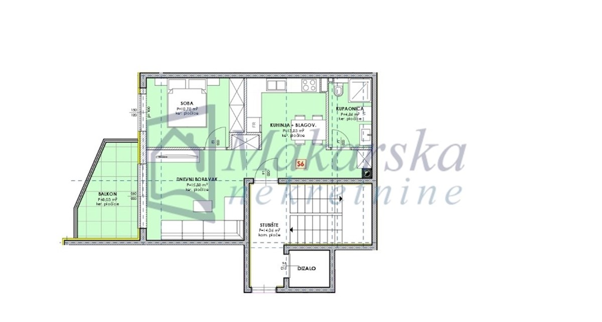 Apartmán Na prodej - SPLITSKO-DALMATINSKA MAKARSKA