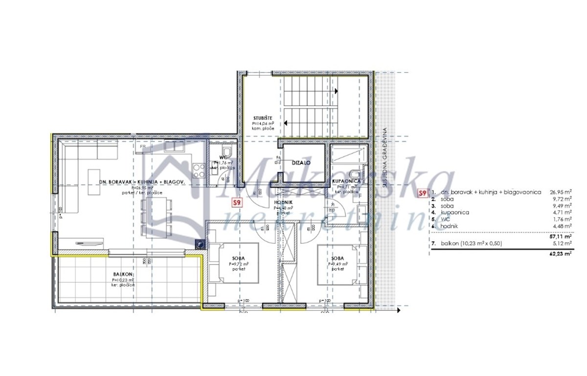 Apartmán Na prodej - SPLITSKO-DALMATINSKA MAKARSKA