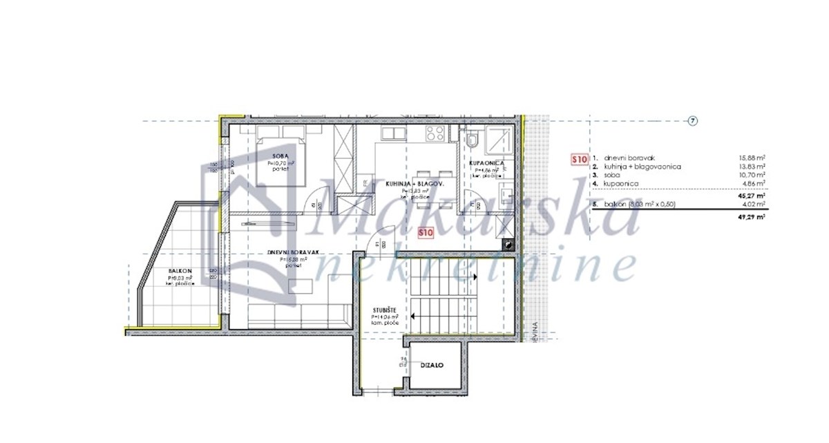 Apartmán Na prodej - SPLITSKO-DALMATINSKA MAKARSKA