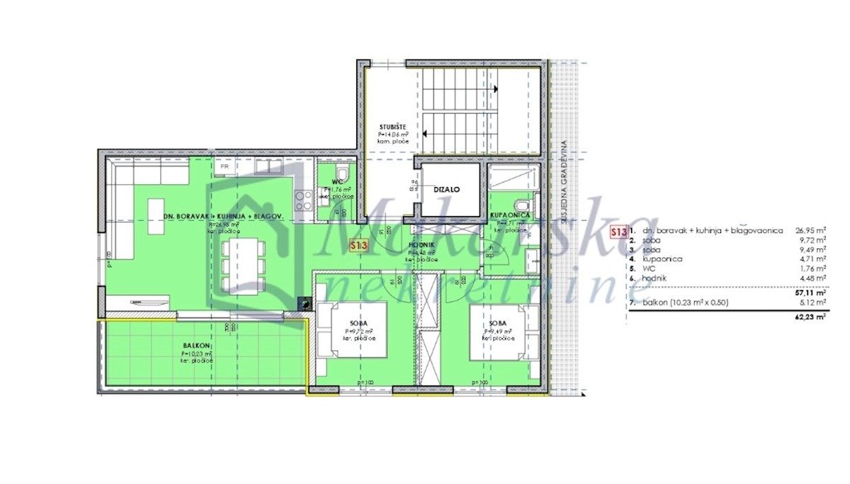 Apartmán Na prodej - SPLITSKO-DALMATINSKA MAKARSKA