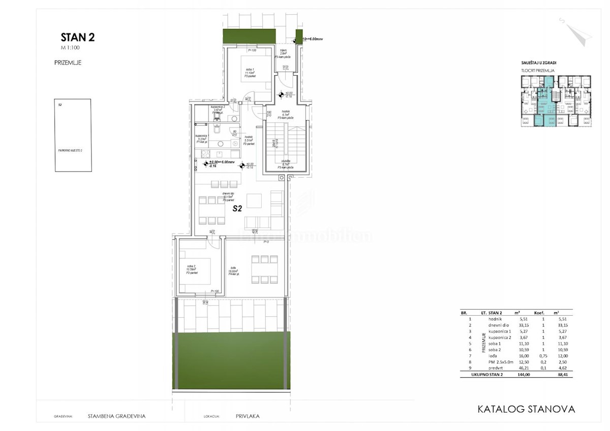 Apartmán Na prodej - ZADARSKA PRIVLAKA