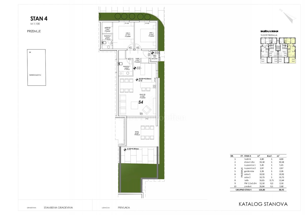 Apartmán Na prodej - ZADARSKA PRIVLAKA