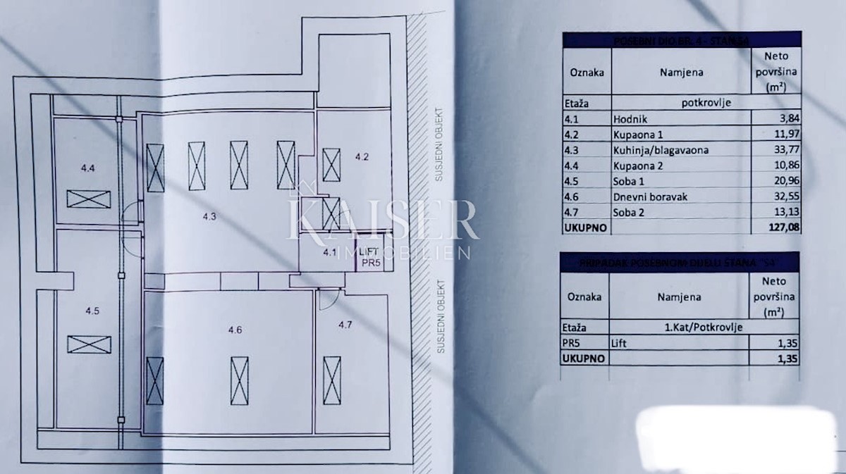 Apartment Zu verkaufen - PRIMORSKO-GORANSKA RIJEKA