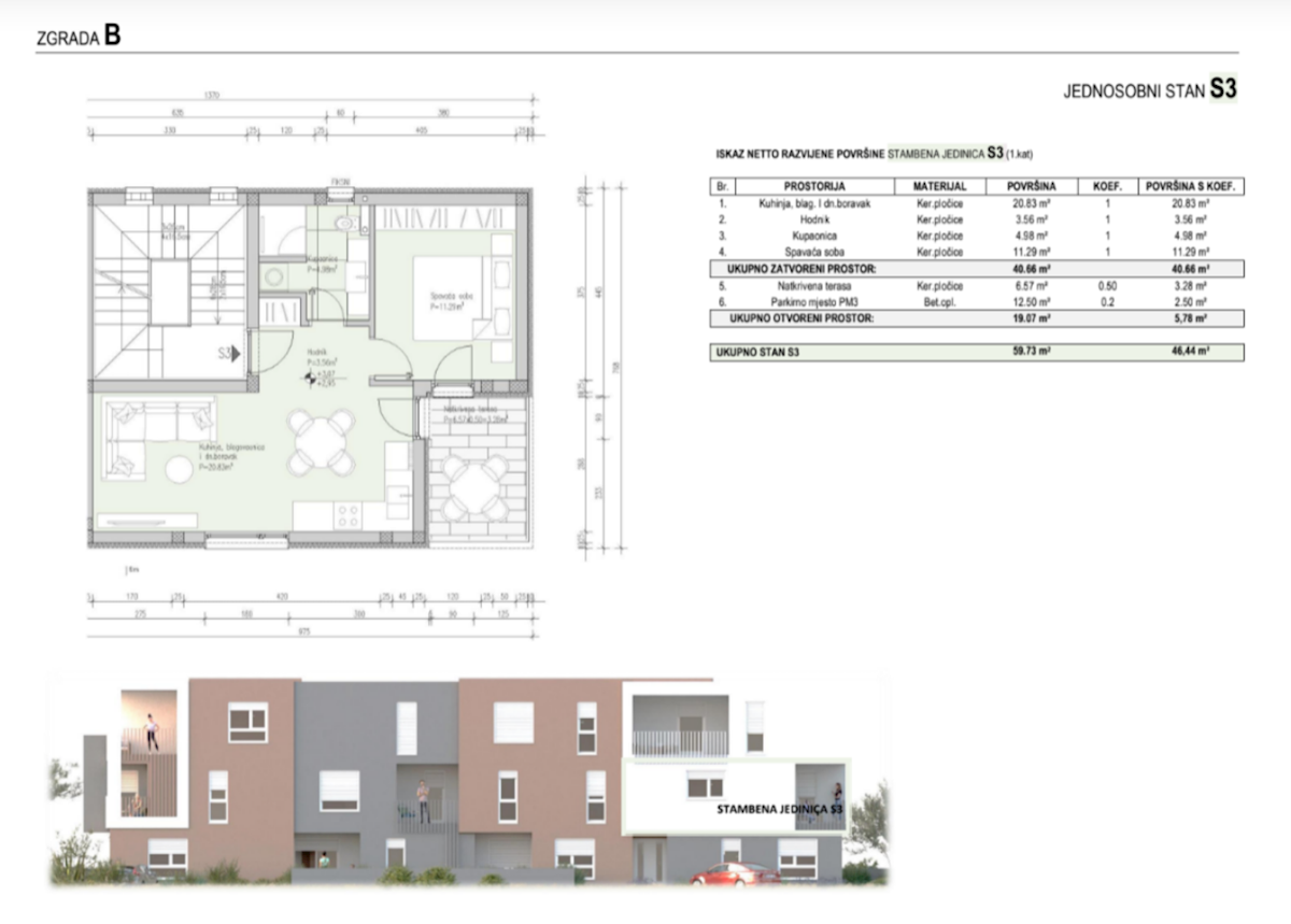 Apartma Na predaj - ŠIBENSKO-KNINSKA ŠIBENIK