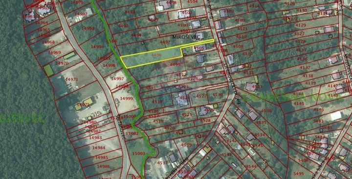 Parcela na predaj 1820 m² – Miroševec